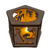 Christmas Scene LED Votive