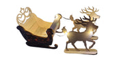 Wooden Christmas Santa Sleigh