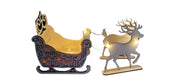 Wooden Christmas Santa Sleigh